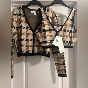 Hm rokh collection jacquard knit set